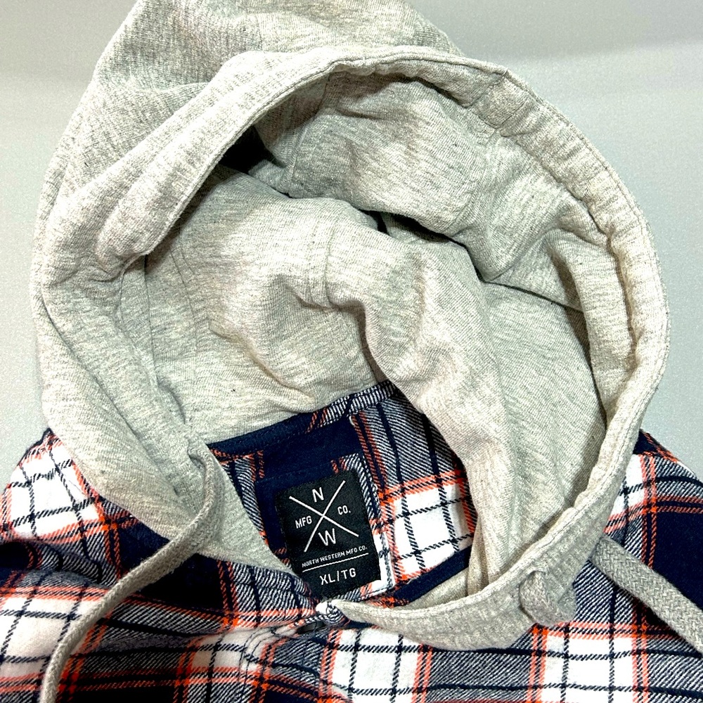 (3 for $25) Aeropostale Plaid Flannel (Men’s XL) (Orange,Blue,Black,White) - Picture 3 of 3
